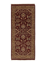 24681 Oriental Rug Pakistani Handmade Area Runner Transitional 2'6'' x 5'11'' -3x6- Red Floral Oushak Design