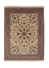 26651 Oriental Rug Pakistani Handmade Area Traditional 9'1'' x 12'3'' -9x12- Whites Beige Pink Floral Naghsh Design