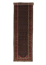 27878 Persian Rug Malayer Handmade Runner Tribal 3'8'' x 15'9'' -4x16- Red Shah Abbasi Floral Design