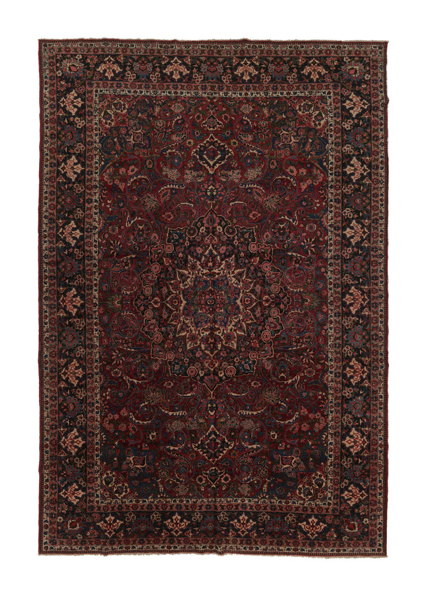 30299 Persian Rug Bakhtiari Handmade Area Tribal 11'9'' x 17'9'' -12x18- Red Floral Design