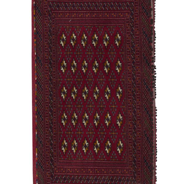 Persian Rug Turkmen Handmade Area Tribal 2'5