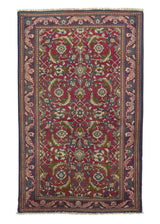 31024 Persian Rug Sharabyan Handmade Area Traditional 3'3'' x 5'5'' -3x5- Red Herati Design
