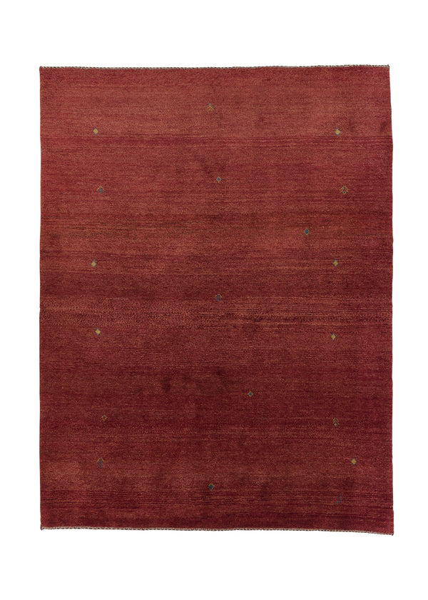 31125 Persian Rug Gabbeh Handmade Area Tribal 5'11'' x 7'11'' -6x8- Red Open Design