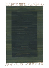 31358 Persian Rug Shiraz Handmade Area Tribal 4'3'' x 6'8'' -4x7- Green Blue Open Kilim Design