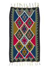 31472 Persian Rug Shiraz Handmade Area Tribal 1'9'' x 3'0'' -2x3- Multi-color Geometric Design