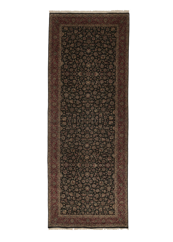 31814 Oriental Rug Pakistani Handmade Area Traditional 6'0'' x 16'2'' -6x16- Blue Red Floral Design