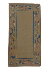 31826 Oriental Rug Chinese Handmade Area Traditional 2'1'' x 3'11'' -2x4- Whites Beige Pictorial Nichols Design