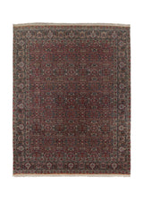 32485 Persian Rug Bijar Handmade Area Traditional 10'0'' x 12'6'' -10x13- Red Herati Design