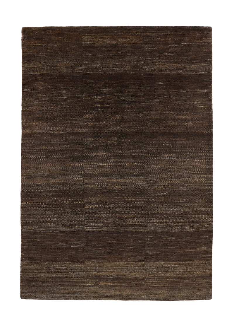 32575 Oriental Rug Pakistani Handmade Area Modern 8'5'' x 12'2'' -8x12- Brown Open Stripes Design