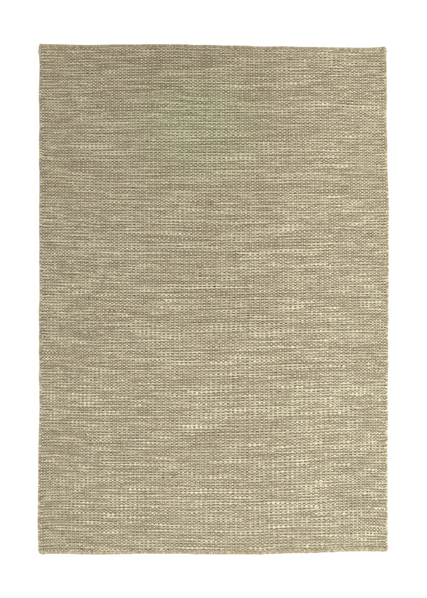 32996 Oriental Rug Indian Handmade Area Modern Neutral 4'1'' x 5'11'' -4x6- Whites Beige Open Design