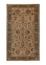 33061 Oriental Rug Pakistani Handmade Area Transitional 13'7'' x 25'0'' -14x25- Whites Beige Serapi Design