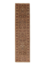 33140 Oriental Rug Pakistani Handmade Runner Transitional 2'4'' x 9'0'' -2x9- Whites Beige Multi-color Oushak Design
