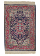 33490 Oriental Rug Kashmiri Handmade Area Traditional 2'0'' x 3'1'' -2x3- Red Blue Floral Design