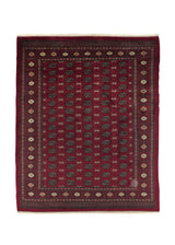 33674 Oriental Rug Pakistani Handmade Area Tribal 8'4'' x 10'1'' -8x10- Red Bokhara Design