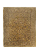 33845 Oriental Rug Pakistani Handmade Area Transitional 8'2'' x 9'11'' -8x10- Yellow Gold Oushak Floral Design