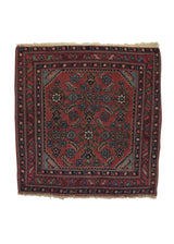 34356 Persian Rug Malayer Handmade Area Square Tribal Vintage 2'5'' x 2'5'' -2x2- Orange Herati Design
