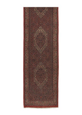 34467 Persian Rug Bijar Handmade Runner Traditional 2'10'' x 13'8'' -3x14- Red Herati Design