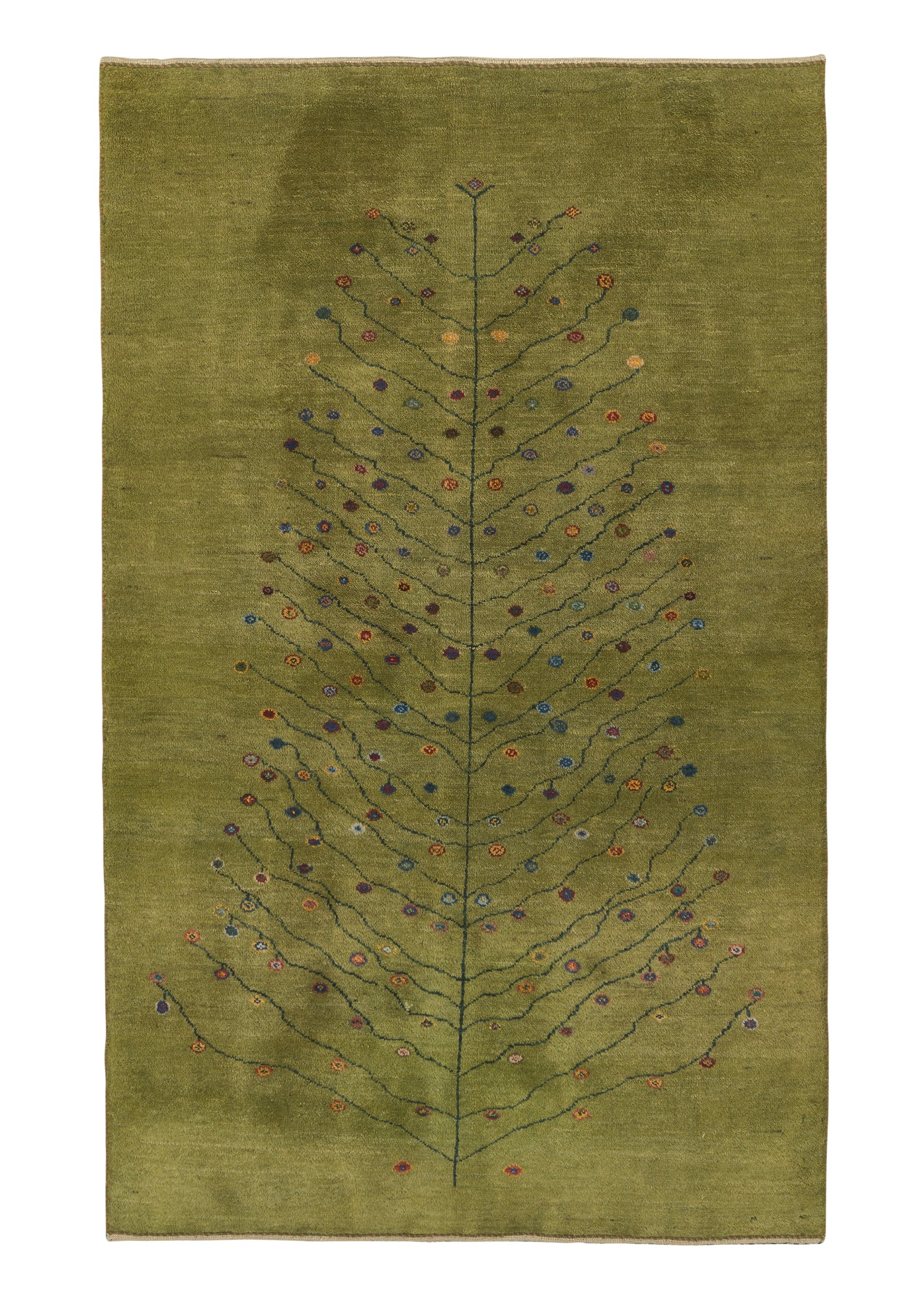 Persian Rug Gabbeh Handmade Area Tribal 3'6