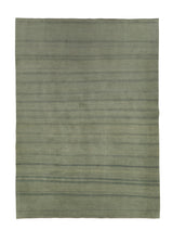 34625 Persian Rug Gabbeh Handmade Area Tribal 7'4'' x 10'0'' -7x10- Green Stripes Design