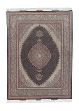 34670 Persian Rug Tabriz Handmade Area Traditional 5'0'' x 7'0'' -5x7- Blue Red Mahi Fish Design