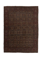 34799 Persian Rug Bakhtiari Handmade Area Tribal Vintage 12'2'' x 17'2'' -12x17- Red Whites Beige Floral Design