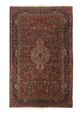 34838 Persian Rug Mashhad Handmade Area Traditional 12'1'' x 19'5'' -12x19- Red Floral Design