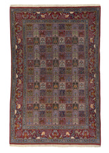 34882 Persian Rug Moud Handmade Area Traditional 6'4'' x 9'7'' -6x10- Multi-color Red Garden Design