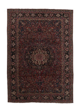 34887 Persian Rug Bakhtiari Handmade Area Tribal 10'7'' x 15'0'' -11x15- Red Blue Floral Design