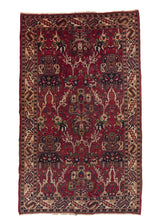 34942 Persian Rug Ardabil Handmade Area Tribal 5'6'' x 9'0'' -6x9- Red Floral Design