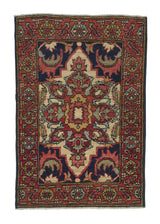 35335 Oriental Rug Pakistani Handmade Area Traditional 2'1'' x 3'0'' -2x3- Red Heriz Design