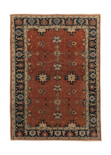 35484 Persian Rug Tabriz Handmade Area Traditional 11'11'' x 16'1'' -12x16- Red Blue Floral Design