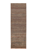35643 Oriental Rug Pakistani Handmade Runner Transitional 2'7'' x 9'7'' -3x10- Multi-color Stripes Gabbeh Design