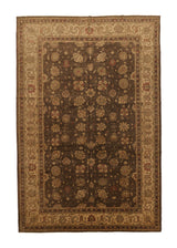 35657 Oriental Rug Pakistani Handmade Area Transitional 11'9'' x 17'10'' -12x18- Whites Beige Brown Floral Oushak Design