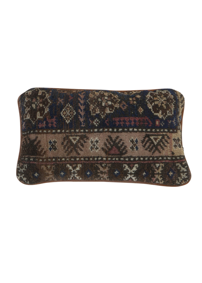 35689 Persian Rug Baloch Handmade Pillow Tribal 2'7'' x 3'10'' -3x4- Brown Blue Geometric Design