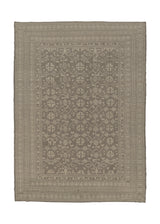 35715 Oriental Rug Pakistani Handmade Area Transitional Neutral 10'0' x 14'1'' -10x14- Whites Beige Gray Pomegranate Khotan Design