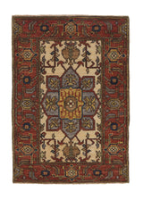 35720 Oriental Rug Pakistani Handmade Area Transitional Tribal 2'3'' x 3'2'' -2x3- Red Heriz Design
