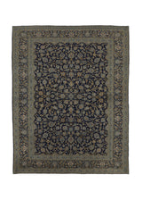 35732 Oriental Rug Pakistani Handmade Area Traditional 10'2'' x 12'11'' -10x13- Blue Green Kashan Floral Design