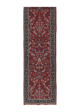 36074 Oriental Rug Indian Handmade Runner Traditional 2'7'' x 19'4'' -3x19- Red Animals Floral Design