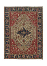 36104 Oriental Rug Pakistani Handmade Area Tribal Transitional 10'2'' x 13'10'' -10x14- Red Blue Geometric Heriz Design