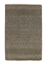 36142 Oriental Rug Indian Handmade Area Transitional 2'0'' x 3'0'' -2x3- Gray Floral Design