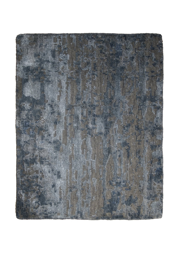 A30795 Oriental Rug Indian Handmade Area Modern 2'4'' x 2'11'' -2x3- Whites Beige Gray Splatter Abstract Design